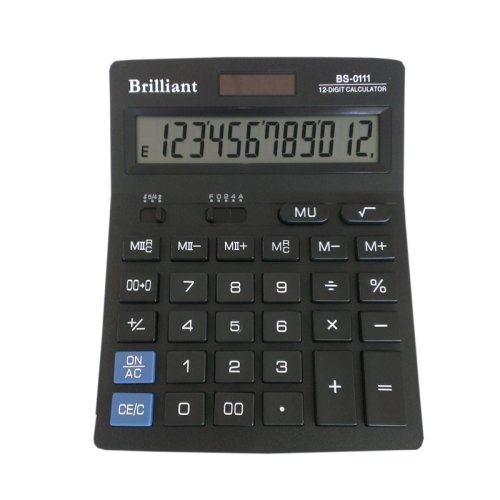Калькулятор бухгалтерський BS-0111 (12 розр.) 140х176х45мм
