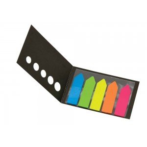 Закладки пластикові 44x12мм, 5 кольорів x 20 шт., "стрілки",L1215