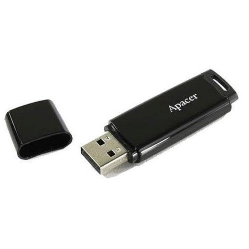 Флеш-Пам'ять USB флеш накопичувач Apacer 16GB AH336 Black USB 2.0 (AP16GAH336B-1) 