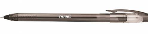 Ручка гелева Unimax Trigel чорна, UX-130-01
