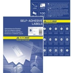 Самоклеючі етикетки (наклейки для оргтехніки) А4, 8шт. на аркуші, 105х74,6мм