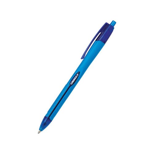 Ручка кулькова (масляна) автоматична Aerogrip, Unimax, пише синім