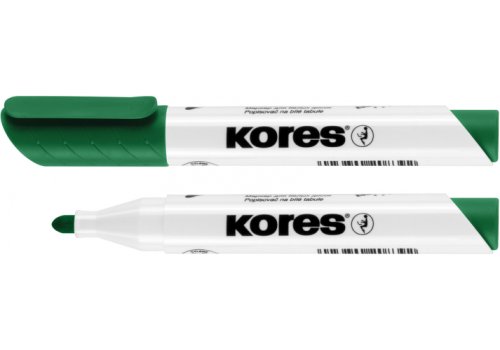 Маркер Whiteboard для білих дошок  KORES 1-3 мм, зелений
