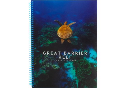 Зошит на пружині "World: Reef" А4, 80л., клітка, пластикова обкладинка