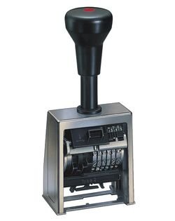 Нумератор автомат. пластмасовий корпус 6-ти розрядний, 4,5 мм шрифт-block