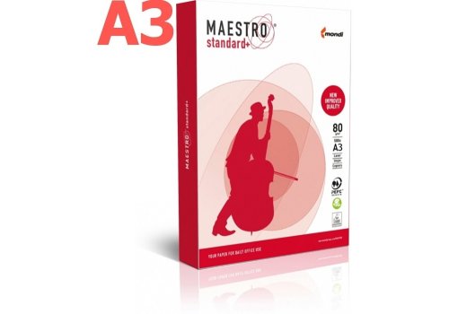 Папір Maestro Standard, А3, 80г/м, 500л. клас B
