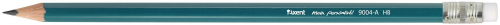 Олівець простий, НВ, з ластиком, пластиковий корпус, 12шт.