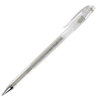 Ручка гелева "Металік", колір чорнила срібний