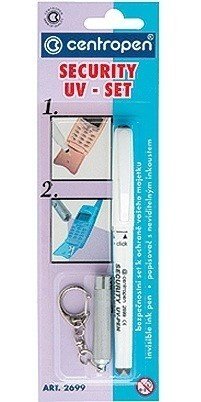 Маркер Security UV-Pen c ліхтариком