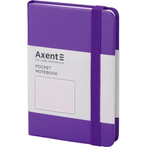 Книга записная Partner, А6-, 95*140 мм, 96л, точка, фиолетовая