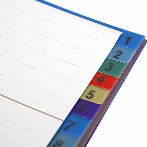 Індекс-Роздільник цифровий 1-31, пластикові кольорові аркуші