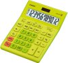 Калькулятор настольный Casio 12-разр. 12-разр.GR-12-RG-W-EP, зелено-желтый. Размер  209 * 155 * 34.5 мм