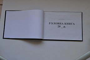 Головна книга А4, ТП, бумвініл, 96 арк, офс.