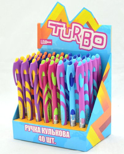Ручка шариковая Turbo, 0,6 мм, пишет синим