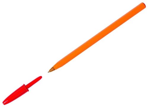 Ручка кулькова BIC Orange, пише червоним
