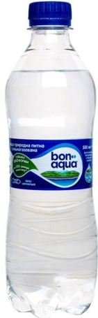 Вода минеральная "BONAQUA" 0,5л сильногазованная 