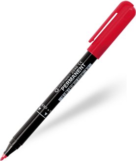 Маркер Permanent Centropen 2846 1мм, синій