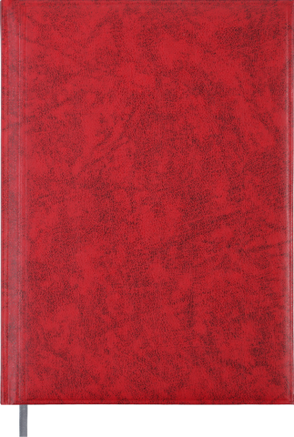 Щоденник недатований, А4,BASE, червоний
