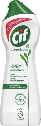 Чистячий крем Cif 250 мл Active Fresh Універсальний