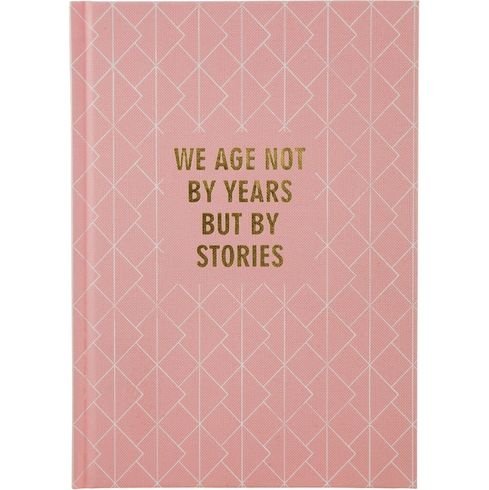 Книга записная Axent Stories A5, 96 листов, клетка, розовая