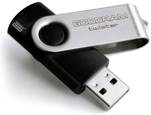 USB флеш накопичувач 16GB Goodram Twister Black USB 2.0 (UTS2-0160K0R11)