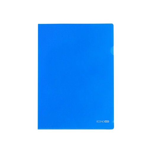 Папка-уголок A4 Economix, синяя