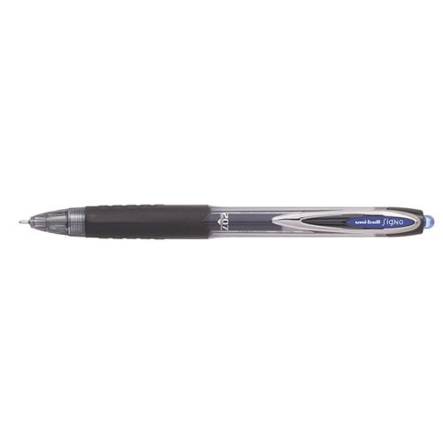 Ручка гелевая автоматическая uni-ball Signo 207, 0,7 мм, пишет синим
