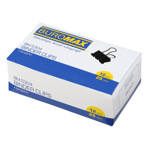 Затиск-біндер 25мм (12шт)