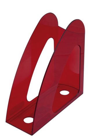 Лоток "Радуга" вертикальный (красный), без передней стенки
