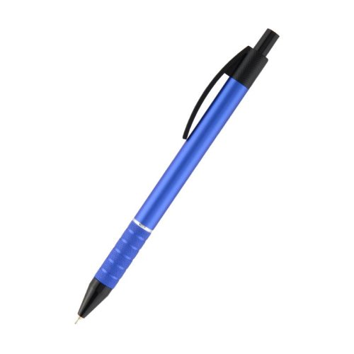 Ручка шариковая (масляная) автоматическая Prestige, металлический корпус цвет синий. Пишущий узел – 0,7 мм, цвет чернил синий.