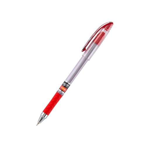 Ручка масляная Maxflo 0,7 мм Unimax UX-117-06, пишет красным  (тип ручки "Cello Maxriter")