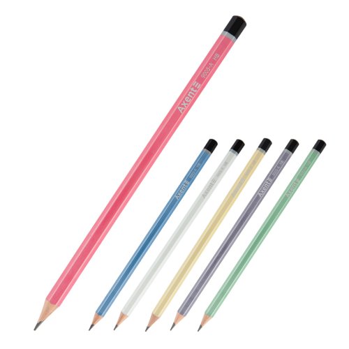 Олівець графітний пластиковий, НВ, без ластику