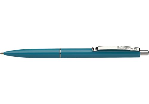 Ручка шариковая автоматическая Schneider К15, пишет зеленым 0,7 мм, корпус зелёный