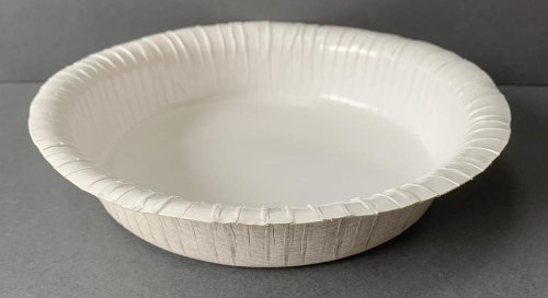 Посуд одноразовий миска паперова 16см h=4див, біла, ламінована, 50 шт.