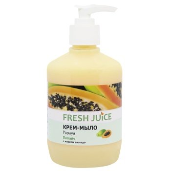 Мыло жидкое (дозатор) "Fresh Juice", 460 мл, папайя