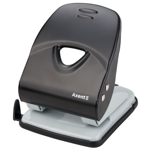 Діркопробивач 40л. Axent Exakt-2, чорний