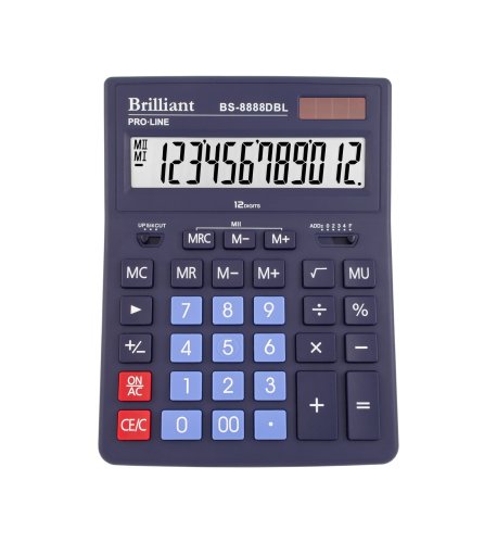 Калькулятор Brilliant BS-8888DBL (16разр.), 155х205х35 мм
