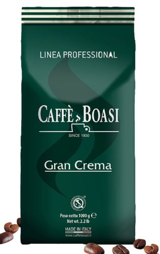 Кава в зернах BOASI Gran Crema, 1 кг  (60% Арабіка, 40% Робуста)