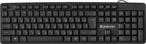 Клавиатура Defender Element HB-520 USB UKR Black (45529) 