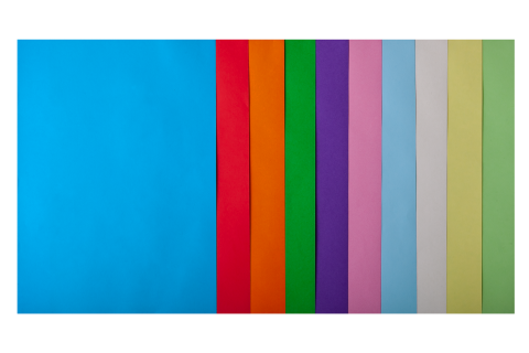 Бумага цветная А4, PASTEL+INTENSIVE, 10 цвет., 50 лист., 80 г/м²  