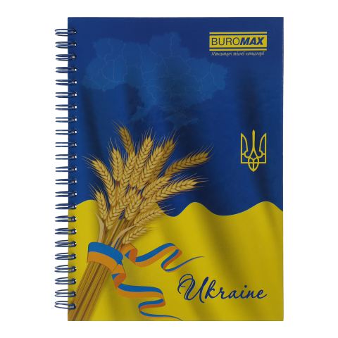 Тетрадь А5, 96л., MY COUNTRY, PATRIOT, клетка, на спирали, твердая обложка