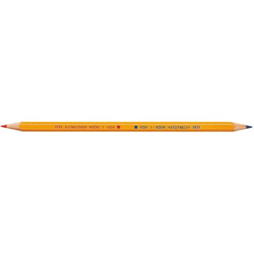 Олівець офісний KOH-I-NOOR, червоно-синій, 12шт