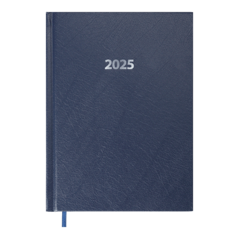 Щоденник датов. 2025
STRONG, A5, темно-синій, штуч. шкіра