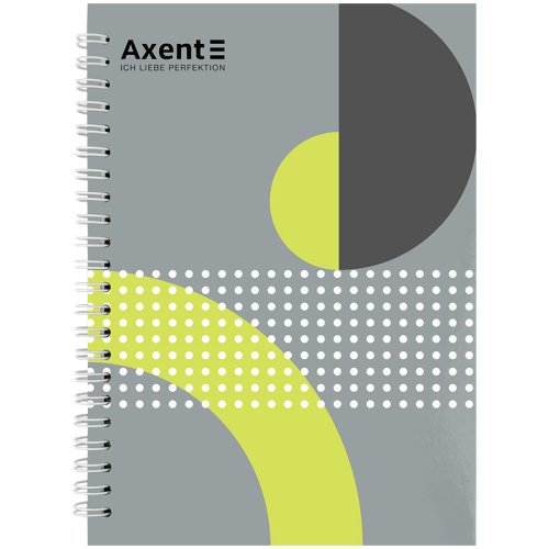 Блокнот на спирали Axent 8032-18-A, А5, твердая обложка, 96 листов, клетка №18