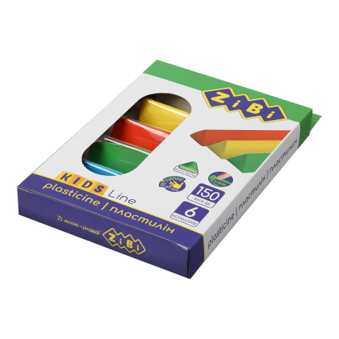 Пластилін 6 кольорів, 150 г, KIDS Line  ***УЦІНКА