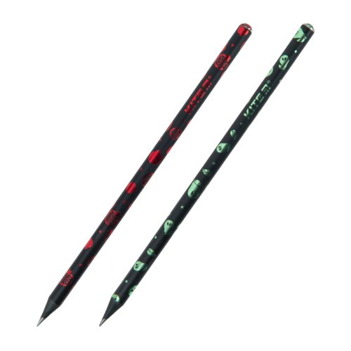Карандаш графитный с кристаллом Fruit чёрный корпус (k22-059-2)