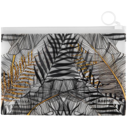 Папка на блискавці zip-lock B6, Soft Touch, Jungle Axent. Розмір 14х19,5см