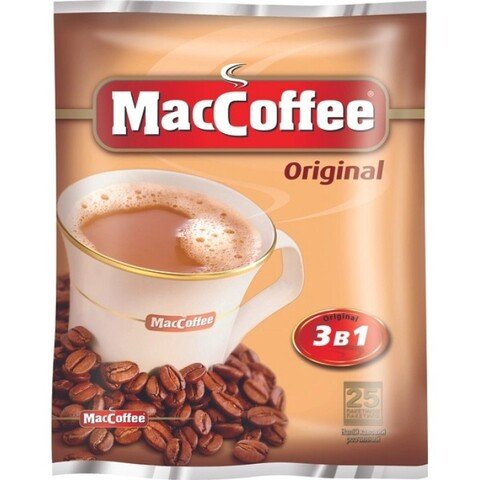Напиток кофейный растворимый MacCoffee 3в1 Original 20г х 25шт