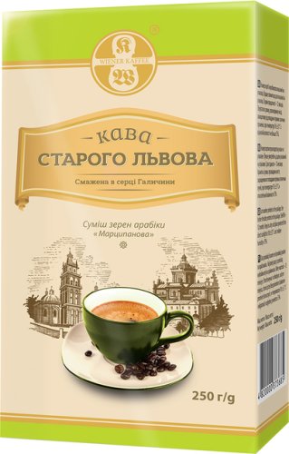 Кофе молотый "Кава Старого Львова Марципановий"  250 г