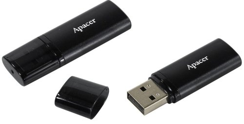 USB флеш накопичувач Apacer 32GB AH25B Black USB 3.1 (AP32GAH25BB-1)